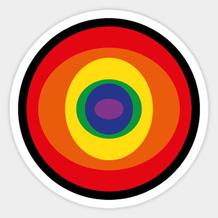 Pop Mod Circles #6 Sticker